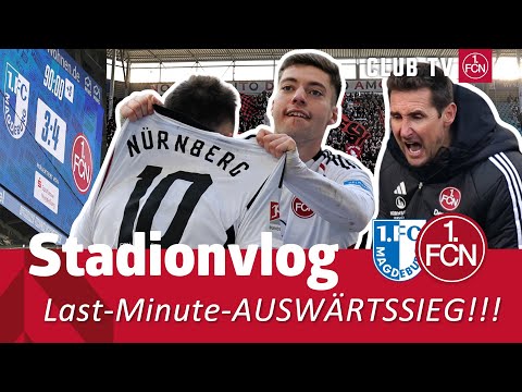 SIEBEN TORE & die ERLÖSUNG in 90+4 😍💪 | Magdeburg - Nürnberg STADIONVLOG😍 | 1. FC Nürnberg