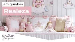 QUARTO DE BEBÊ AMIGUINHAS REALEZA | GRÃO DE GENTE