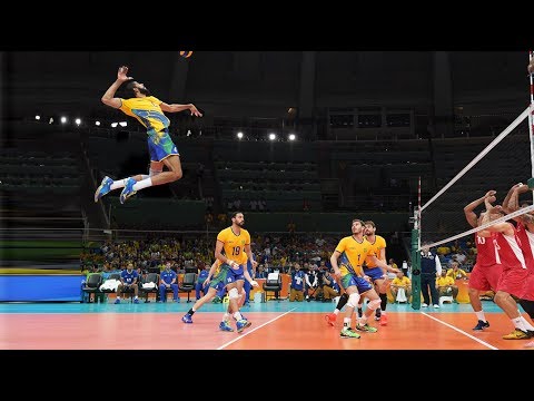 Top 10 Powerful Volleyball Spikes by Wallace de Souza | Attack in 3rd Meter | World League 2017