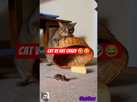 cat vs rat crazy 🤣😂 #music #shorts #comedy #funny #trending