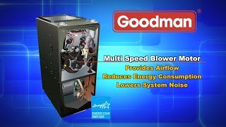 Goodman GDS81005CXAA Gas Furnace 80/% Afue 100K BTU Dedicated 5.0 Ton