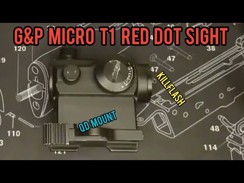G&P T1 Replica Red/Green dot review with killflash