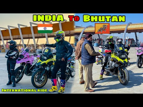 INDIA 🇮🇳 to BHUTAN 🇧🇹 Our International Ride Starts 😍 pehle hi din 1000 KM Bike chala di Ep. 01