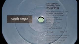 PAUL SIMPSON - Musical Freedom (Extented Freedom mix) 1989