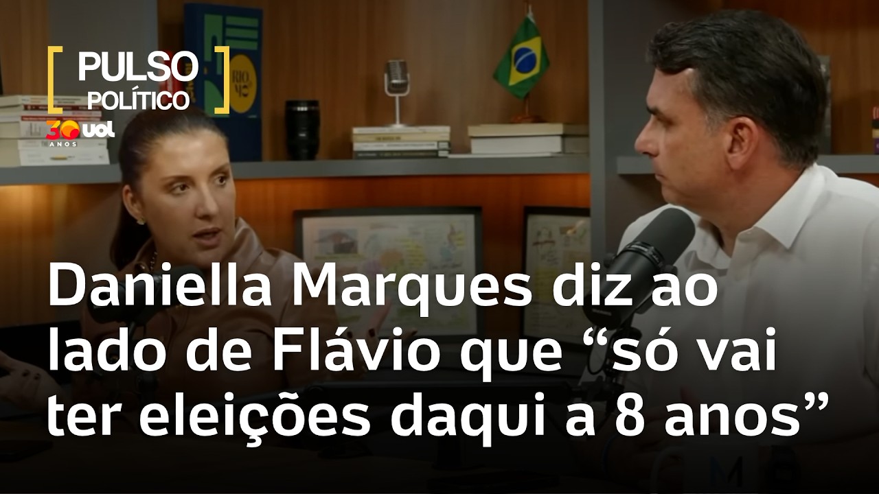 Daniella Marques, coordenadora de Flávio, se defende após falar em 'eleição daqui 8 anos'