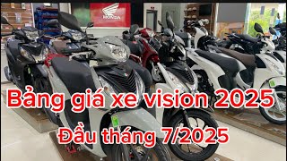 Updated price list of Vision 2025 motorbikes in early July 2025, sharp decrease - ducanh1005