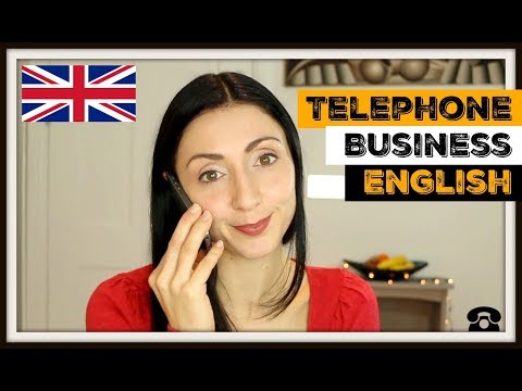 TELEPHONE ENGLISH | How To Sound Professional On The Phone