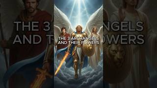 ONE FOUGHT. ONE REVEALED. ONE HEALED. #archangels #bible #historyshorts 🪽 🪽 🪽