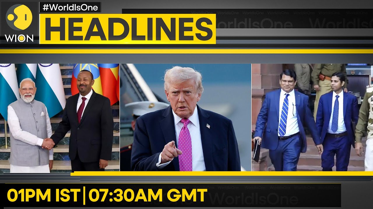 India Summons Bangladesh Envoy | PM Modi Addresses Ethiopian Parliament | WION HEADLINES