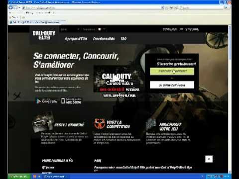 comment s'inscrire a call of duty elite sur pc