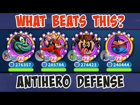 Alliance War: What Beats This ANTIHERO Defense? | Looney Tunes: World of Mayhem