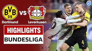 Highlights Dortmund vs Leverkusen | Tuyệt phẩm nổ tung cầu trường - Địa chấn p90+8 tất cả kinh ngạc