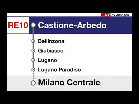 annuncio FFS - Benvenuti sul RE10 TILO per Milano Centrale