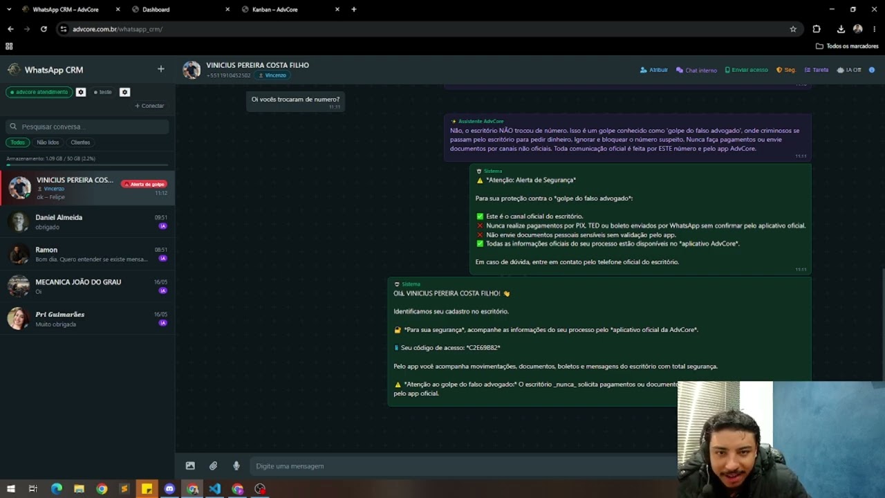 AdvCore WhatsApp CRM