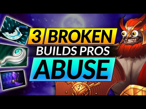 3 NEW Hero BUILDS Pro Players ABUSE -  Use This if You Want FREE MMR - Dota 2 Meta Guide