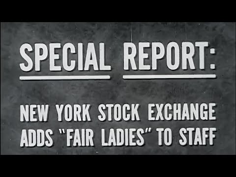 Lady and the Stock Exchange (1962): Paramount Pictures Vintage Documentary