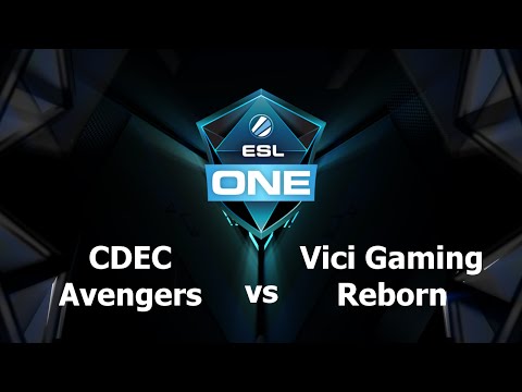 CDEC.A vs VG-R Game 2 - ESL One Manila CN - @DotaCapitalist @Heen1337