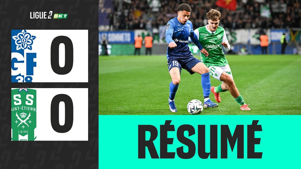 Grenoble Foot 38 vs Saint Étienne Highlights