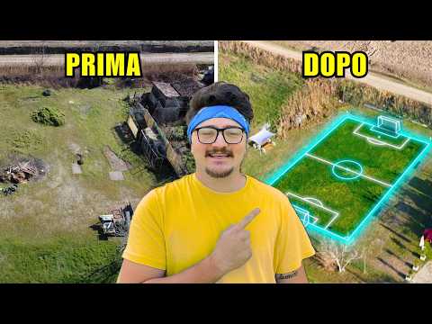 COSTRUISCO UN CAMPO DA CALCIO EP.8 finale