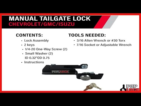 Secure Your Truck with Pop & Lock Tailgate Locks Affordable Protection with a Factory Look