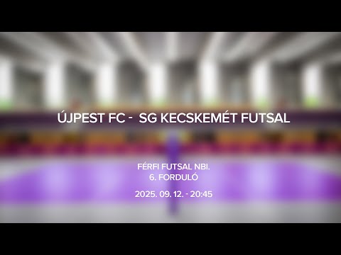 Újpest FC - SG Kecskemét Futsal, Férfi Futsal NBI., 6. forduló