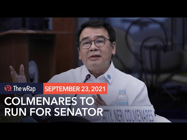 Amid crackdown on Left, Neri Colmenares goes for 3rd Senate run