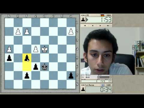 PAWN ENDGAME | Blitz Chess #98: GM CPE vs. Tal (Vienna)- ICC 5-minute pool