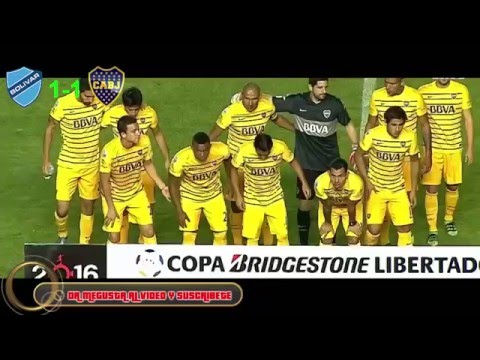 Bolivar 1 vs Boca Juniors 1 RESUMEN GOLES HD copa libertadores 2016