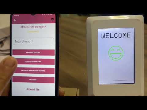 Plastic 3.5 inch bluetooth cum usb dynamic qr display, for a...