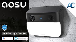 aosu 3K Solar Light Cam Pro | Sicurezza e Illuminazione in un unico prodotto
