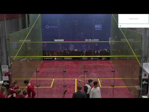 ESF European Team Division 1 & 2 Squash Championships 2023 - Day 1 - Court 1