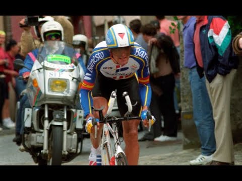 Tour de Francia 1992 Etapa 9 Luxemburgo (CRI) Exhibición de Miguel Indurain contra el crono.
