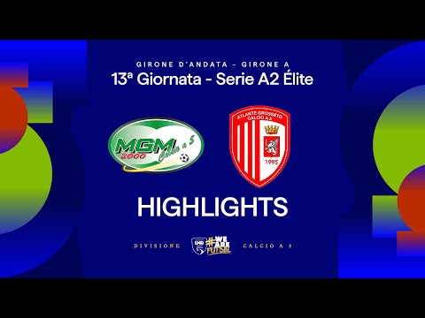 MGM 2000-Atlante Grosseto 5-2 | Goals and highlights | Matchday 13 | Serie A2 Elite 25/26 - Group A