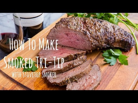 How To Make Smoked Tri-Tip with Stovetop Smoker (Recipe) コンロでスモークビーフ(トライティップ)の作り方 (レシピ)