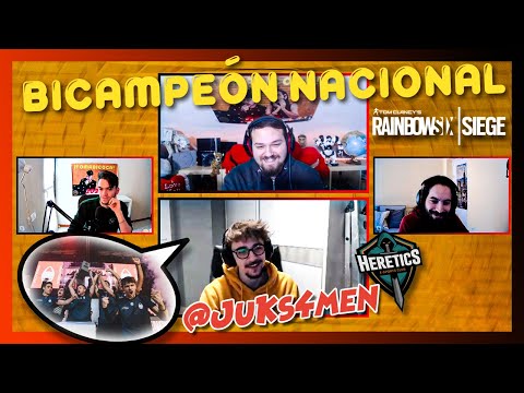 💥BICAMPEÓN NACIONAL de Rainbow Six Siege💥 - Entrevista a JUK4
