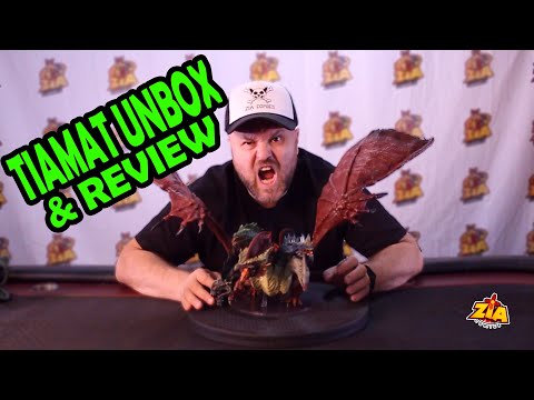 D&D Icons of the Realms: Gargantuan Tiamat unbox and review