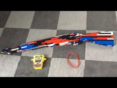Lego M1 Garand (WORKING EJECTION) (Blowback Rubberband Gun)