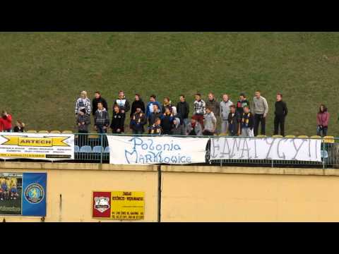 Polonia Marklowice - GKS 1962 Jastrzębie 03.11.2012 Oprawa Kibiców Polonii