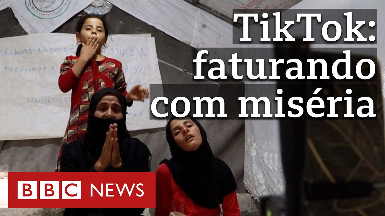TikTok lucra com mendicância de refugiados sírios, mostra investigação da BBC