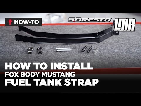How To Install Fox Body Mustang Fuel Tank Strap Kit (81-93)