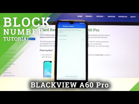 How to Block Number in BLACKVIEW A60 Pro – Blacklist Number
