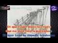 Karaoké Georges Chelon - Chanson d'amour