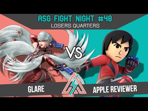 ASG 48: LOSERS QUARTERS - Glare (Bayonetta) vs Apple Reviewer (Mii Brawler)