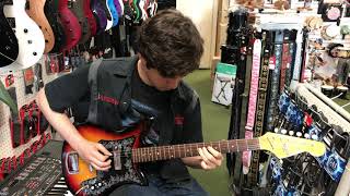 Video thumbnail for 1965 Teisco E-110 Electric Guitar Sunburst Tulip by howlin' howie