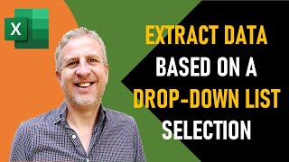 Extract Data Based on a Drop Down List Selection in Excel | Filter Data With Drop Down List Excel