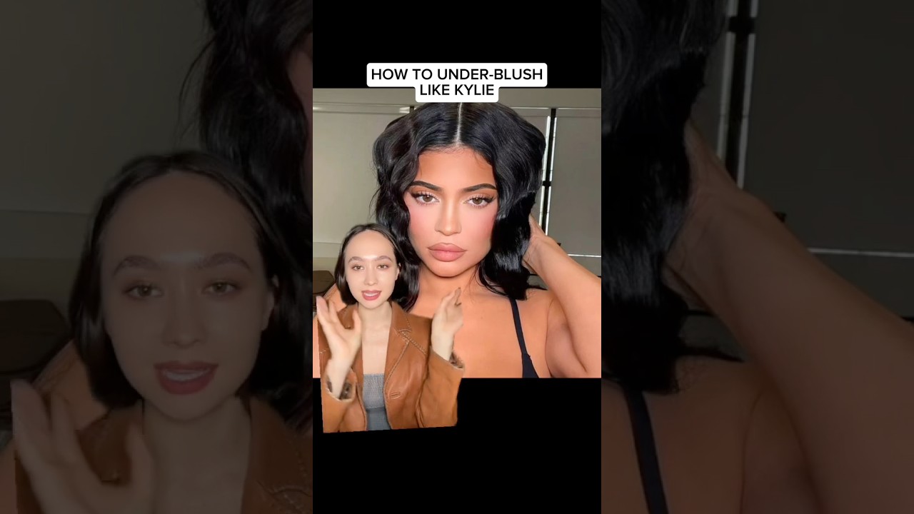 UNDER BLUSH TECHNIQUE TO KYLIE JENNER YOUR MAKEUP #quickandeasymakeuplook #makeuptutorial #makeup