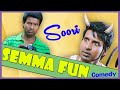 Soori Semma Fun Comedy Soori Comedy Sakalakala Vallavan Appatakar Podhuvaga Emmanasu Thangam