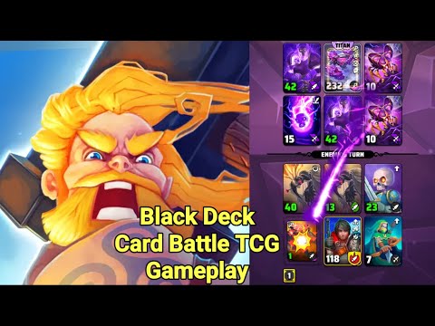 Black Deck - Card Battle TCG Game Gameplay - YouTube