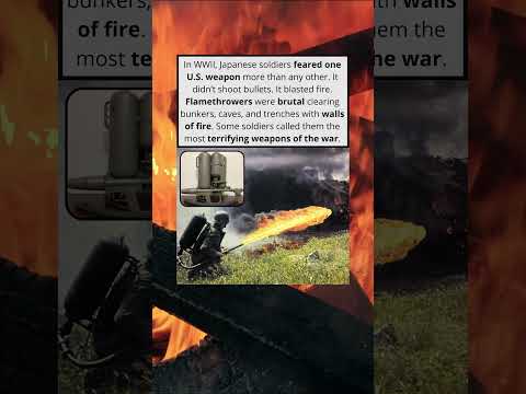 The WWII Weapon Everyone Feared The Flamethrower 🔥⚔️
