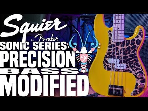 Squier Sonic Precision Bass Modified - This is the Best Bass in the World - LowEndLobster Fresh Look